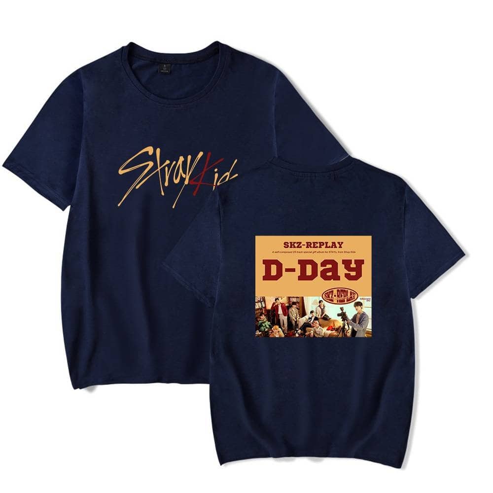 Graphic Kanye West T-shirts featuring D-Day and Stay Kid prints. Perfect for fans of Kanye West's merchandise and streetwear fashion. Available in various sizes for a trendy, casual look.
