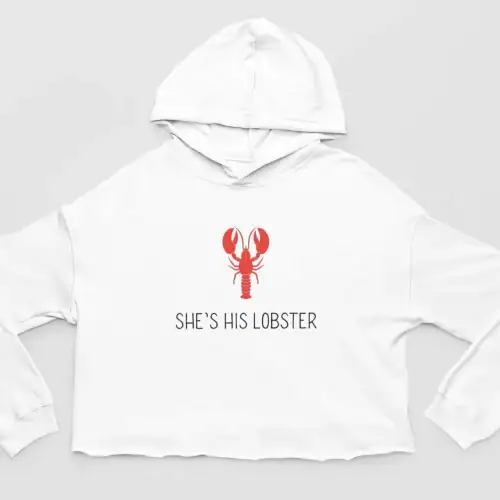 Tv Friends Cropped Hoodie #20 She’s his lobster